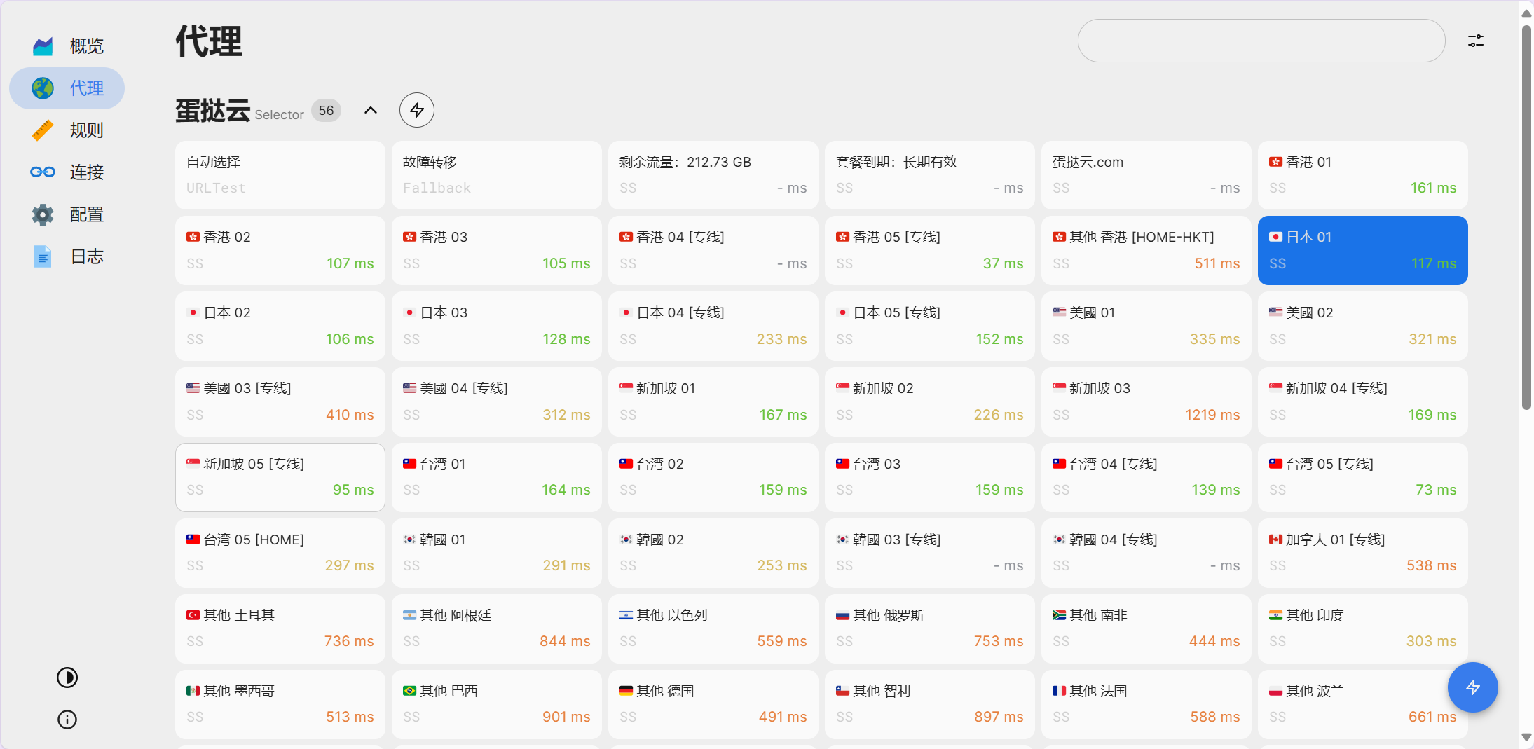 yacd控制台